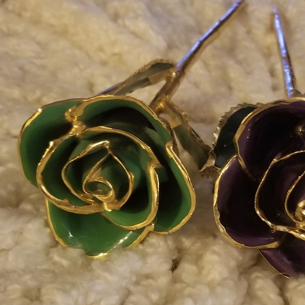 Gold Dipped Roses - Picture 7 of 7